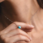 Carica l'immagine nella Galleria, Collana Con Perla Da 6 MM