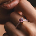 Carica l'immagine nella Galleria, Anello Cuore Arcobaleno