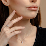 Carica l'immagine nella Galleria, Collana Con Ovale Zirconato