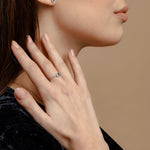 Carica l'immagine nella Galleria, Anello Con Ovale Zirconato