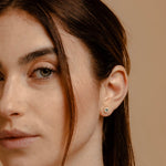 Carica l'immagine nella Galleria, Orecchini Con Cerchio Zirconato