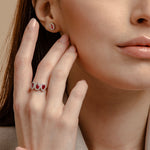 Carica l'immagine nella Galleria, Anello Trilogy Goccia