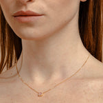 Carica l'immagine nella Galleria, Collana Con Quadrato Zirconato