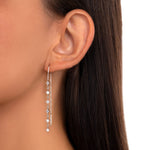 Carica l'immagine nella Galleria, Orecchino a filo Cometa