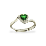 Carica l'immagine nella Galleria, Anello Cuore Zircone