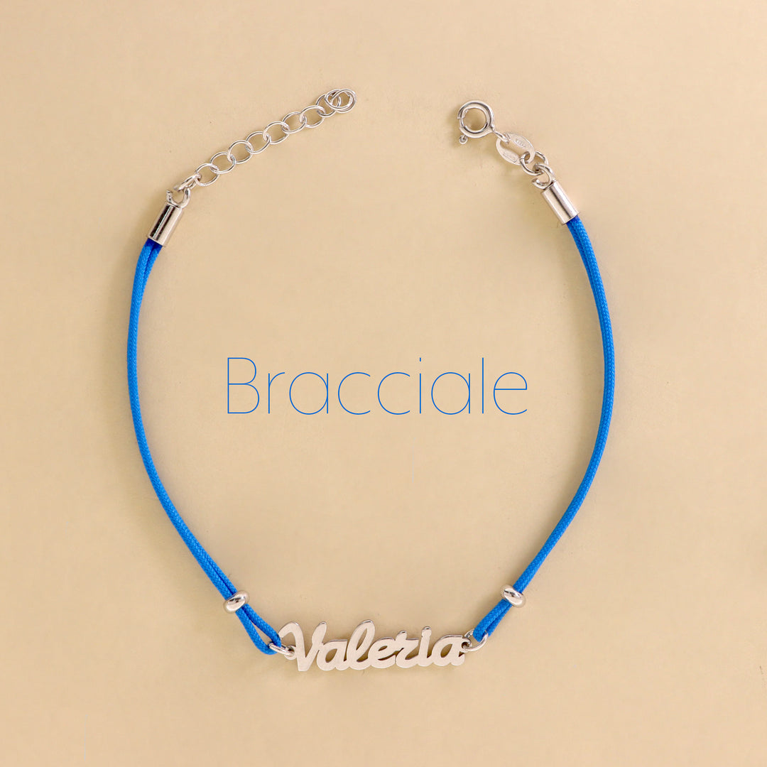 Bracciale Cordoncino Nome