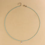 Carica l'immagine nella Galleria, Collana con Pendente e Pallini Smaltati