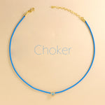 Carica l'immagine nella Galleria, Choker Cuore Zirconato