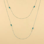 Carica l'immagine nella Galleria, Collana Baguette