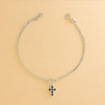 Carica l'immagine nella Galleria, Bracciale Croce Arrotondata