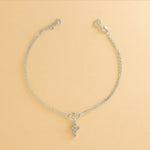 Carica l'immagine nella Galleria, Bracciale Croce Arrotondata