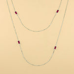 Carica l'immagine nella Galleria, Collana Baguette