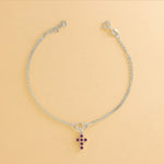 Carica l'immagine nella Galleria, Bracciale Croce Arrotondata