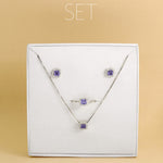 Carica l'immagine nella Galleria, Set Quadrato Zirconato