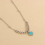 Carica l'immagine nella Galleria, Collana Con Cuore Smaltato