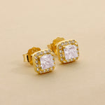 Carica l'immagine nella Galleria, Orecchini Con Quadrato Zirconato