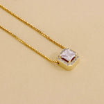 Carica l'immagine nella Galleria, Collana Con Quadrato Zirconato