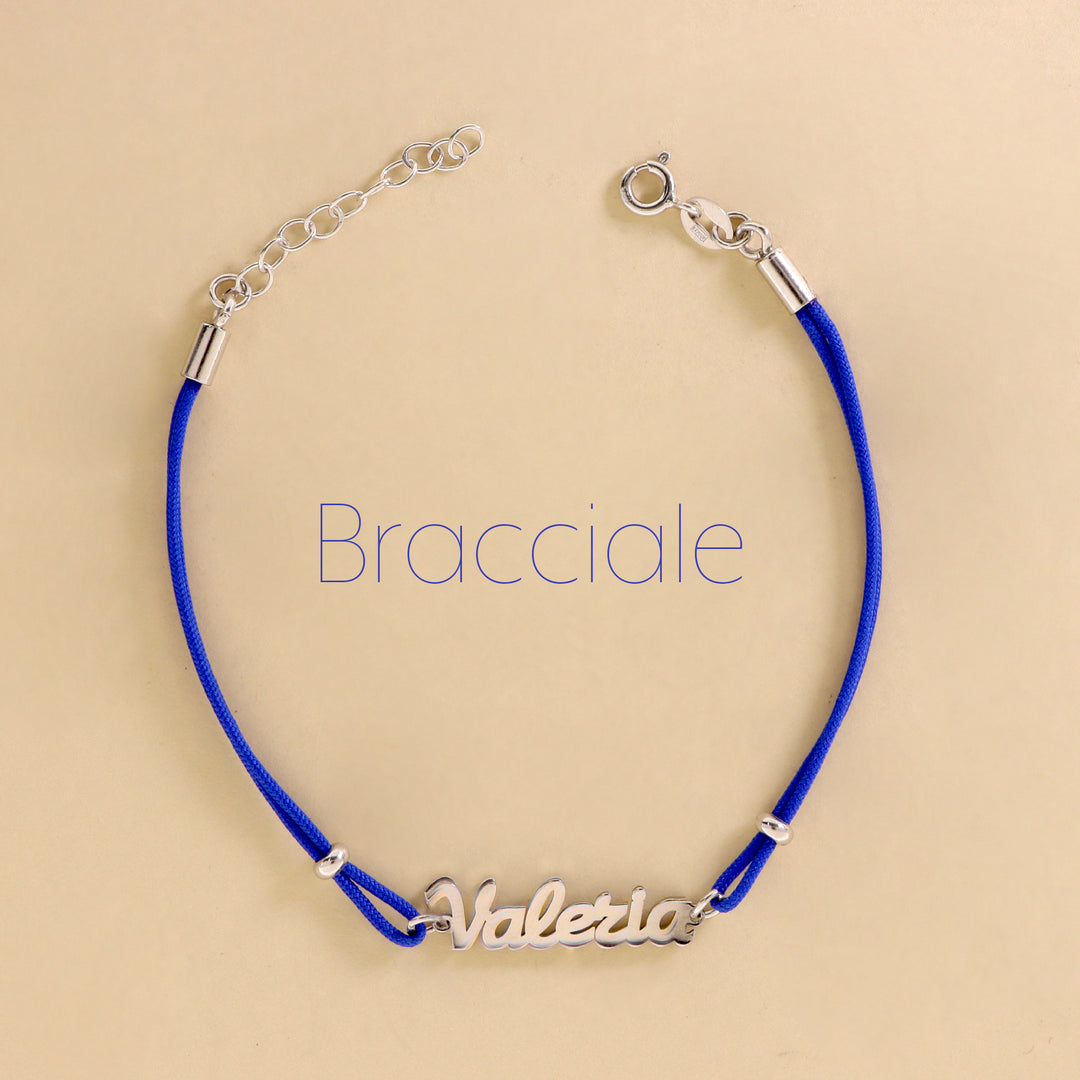 Bracciale Cordoncino Nome