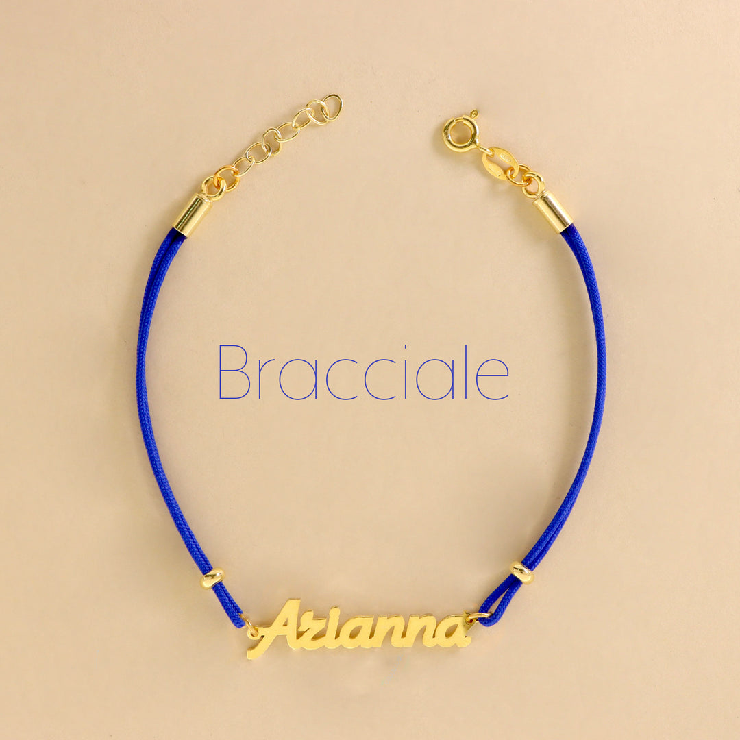 Bracciale Cordoncino Nome
