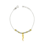 Carica l'immagine nella Galleria, Bracciale Pepite Con Pendenti