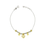 Carica l'immagine nella Galleria, Bracciale Pepite Con Pendenti Strass