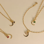 Carica l'immagine nella Galleria, Bracciale Con Luna e Pietra