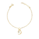 Carica l'immagine nella Galleria, Bracciale Con Luna e Pietra