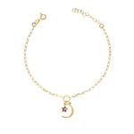 Carica l'immagine nella Galleria, Bracciale Con Luna e Pietra