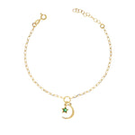 Carica l'immagine nella Galleria, Bracciale Con Luna e Pietra