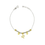 Carica l'immagine nella Galleria, Bracciale Pepite Con Pendenti Strass