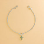 Carica l'immagine nella Galleria, Bracciale Croce Arrotondata