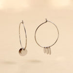 Carica l'immagine nella Galleria, Orecchini Tris Cerchio