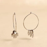 Carica l'immagine nella Galleria, Orecchini Tris Cerchio