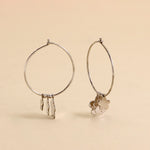 Carica l'immagine nella Galleria, Orecchini Tris Cerchio