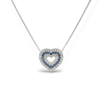 Carica l'immagine nella Galleria, Collana Cuore Zircone