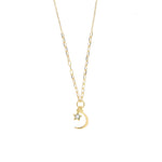 Carica l'immagine nella Galleria, Collana Con Luna e Pietra