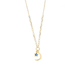 Carica l'immagine nella Galleria, Collana Con Luna e Pietra