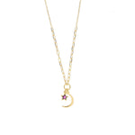 Carica l'immagine nella Galleria, Collana Con Luna e Pietra