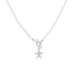 Carica l'immagine nella Galleria, Collana Di Perle Con Chiusura a T e Stella
