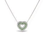 Carica l'immagine nella Galleria, Collana Cuore Zircone