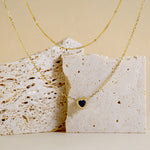 Carica l'immagine nella Galleria, Collana Doppia Con Cuore