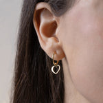 Carica l'immagine nella Galleria, Orecchino Geometria Con Pendente