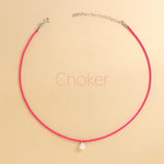 Carica l'immagine nella Galleria, Choker Colore di Perla