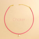 Carica l'immagine nella Galleria, Choker Colore di Perla