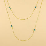 Carica l'immagine nella Galleria, Collana Baguette