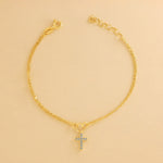 Carica l'immagine nella Galleria, Bracciale Croce Quadrata Piccola