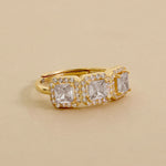 Carica l'immagine nella Galleria, Anello Trilogy Quadrato