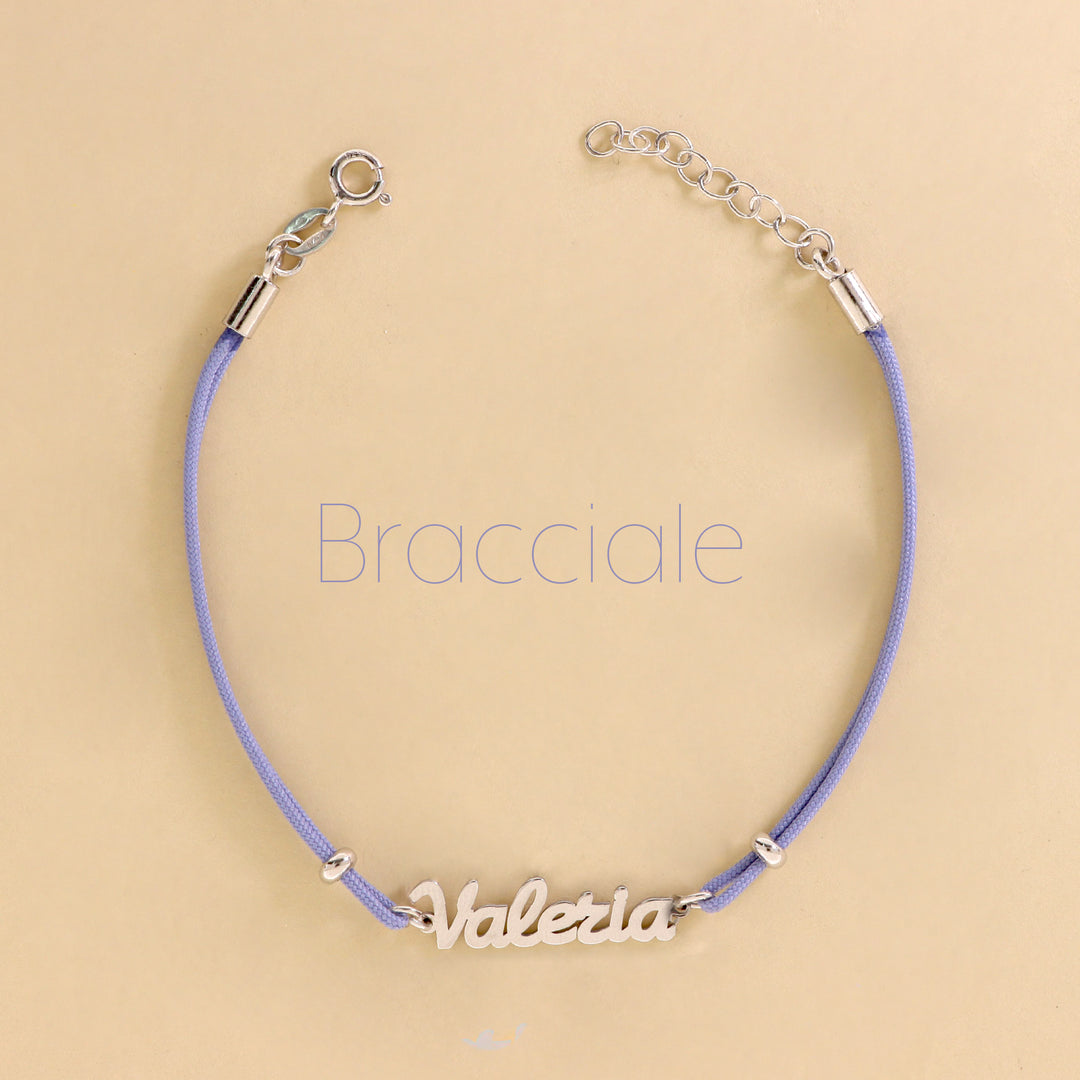 Bracciale Cordoncino Nome