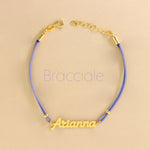 Carica l'immagine nella Galleria, Bracciale Cordoncino Nome