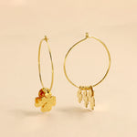 Carica l'immagine nella Galleria, Orecchini Tris Cerchio